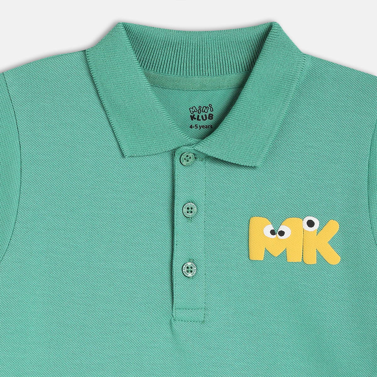 Boys Green Short Sleeve Polo