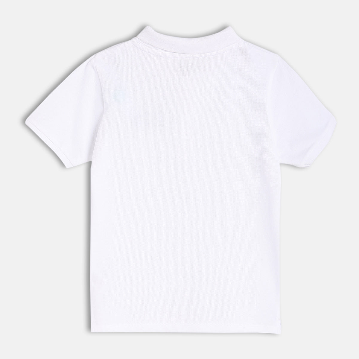 Boys White Short Sleeve Polo