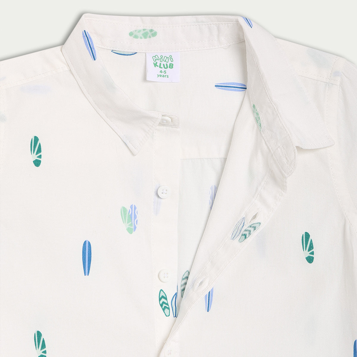 Boys White Short Sleeve Shirt