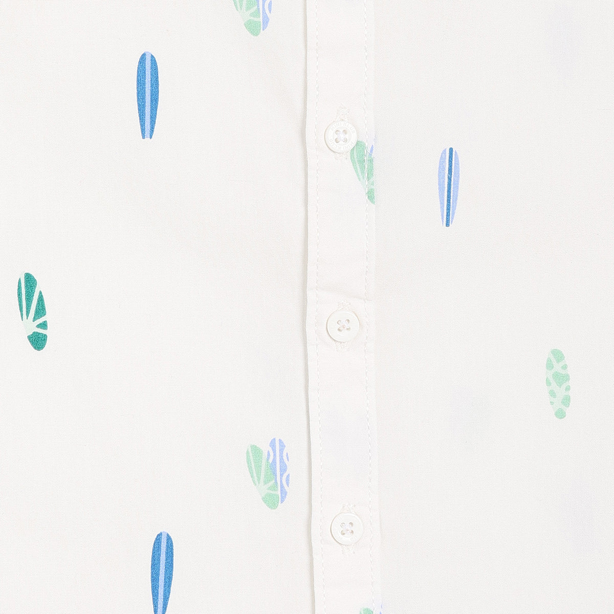 Boys White Short Sleeve Shirt