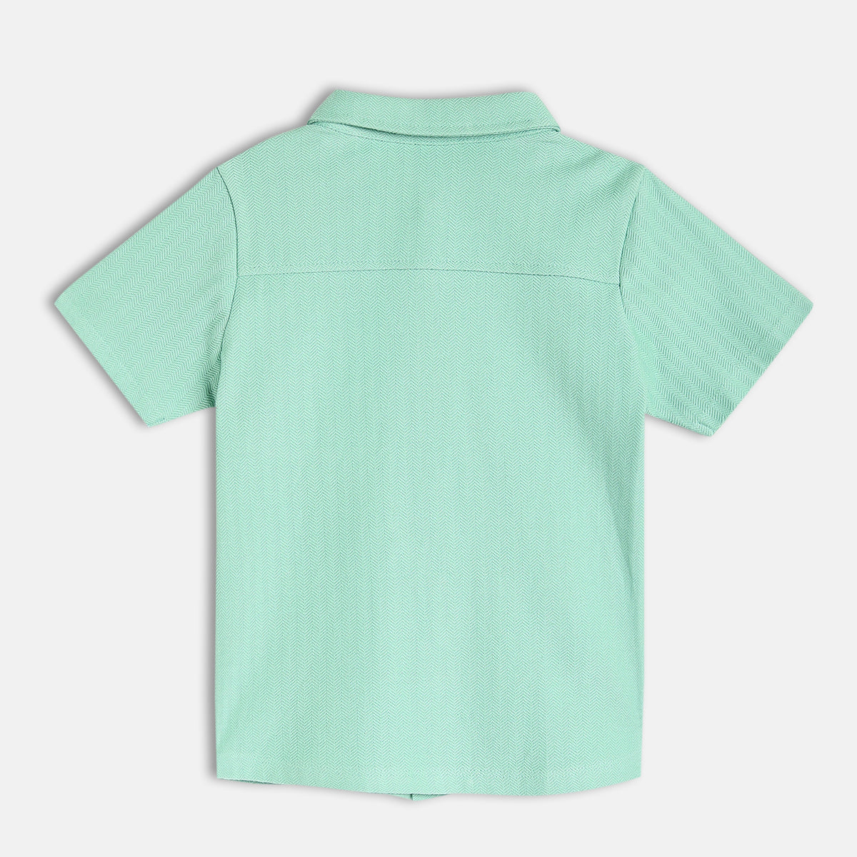Boys Light Blue Short Sleeve Shirt