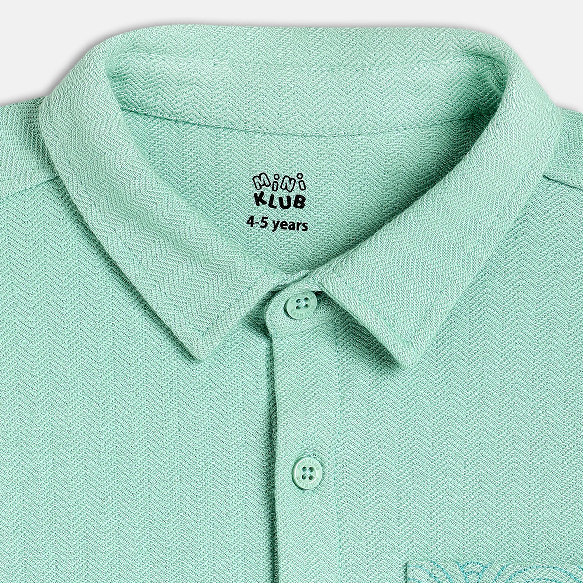 Boys Light Blue Short Sleeve Shirt