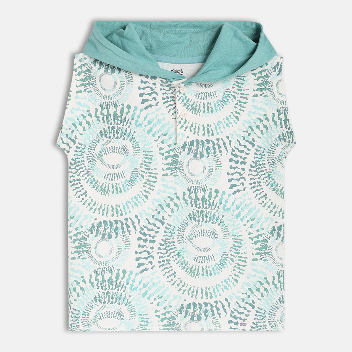 Boys White/Blue Short Sleeve T-Shirt