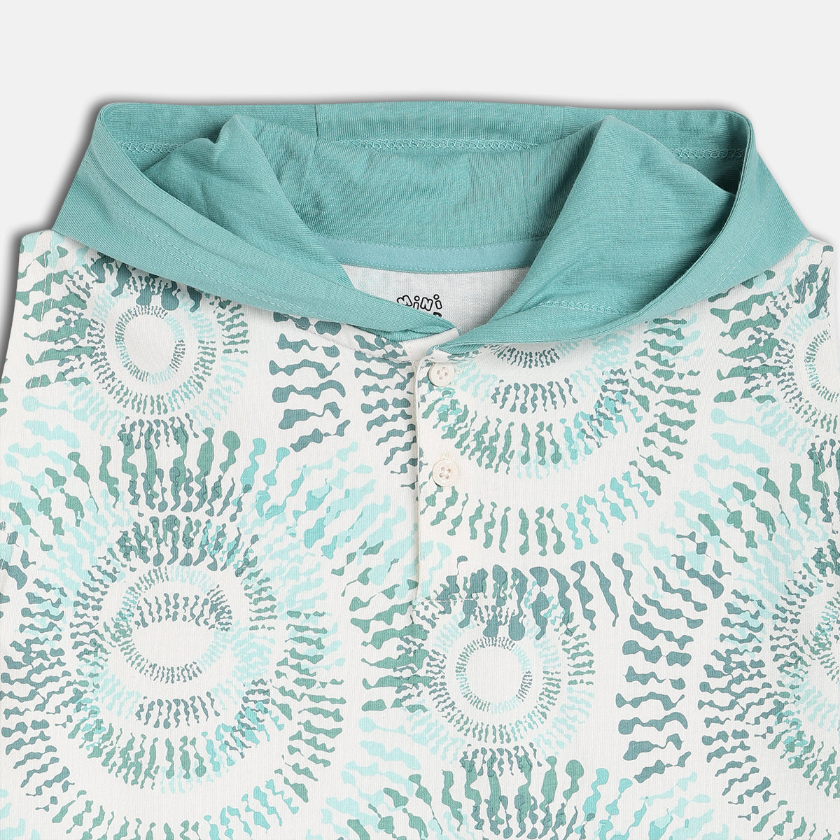 Boys White/Blue Short Sleeve T-Shirt