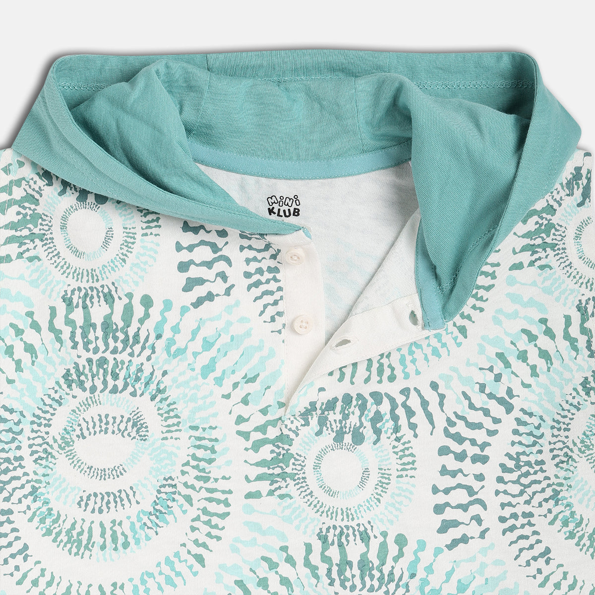 Boys White/Blue Short Sleeve T-Shirt