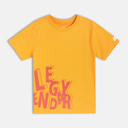 Boys Orange Short Sleeve T-Shirt