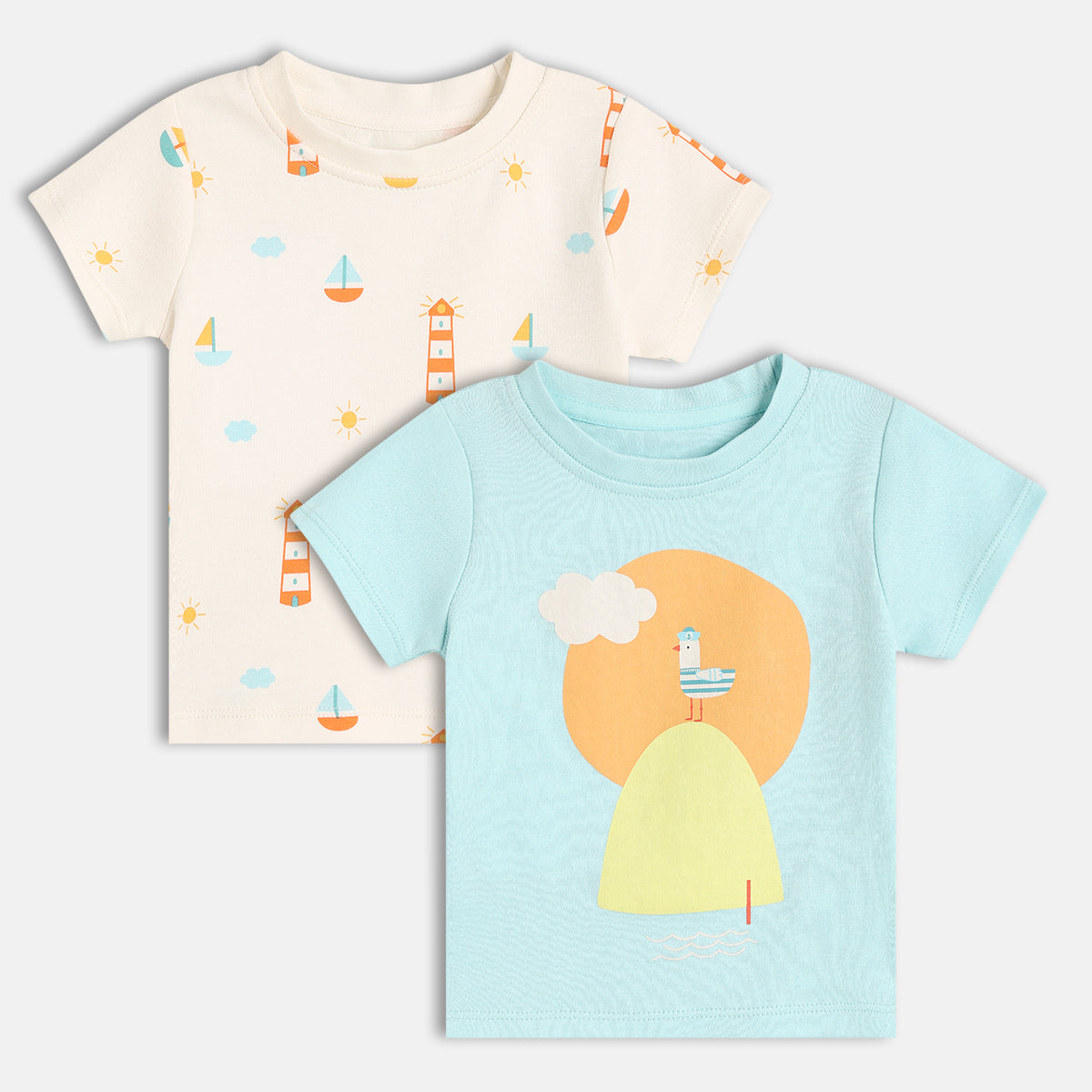 Boys White/Blue T-Shirt