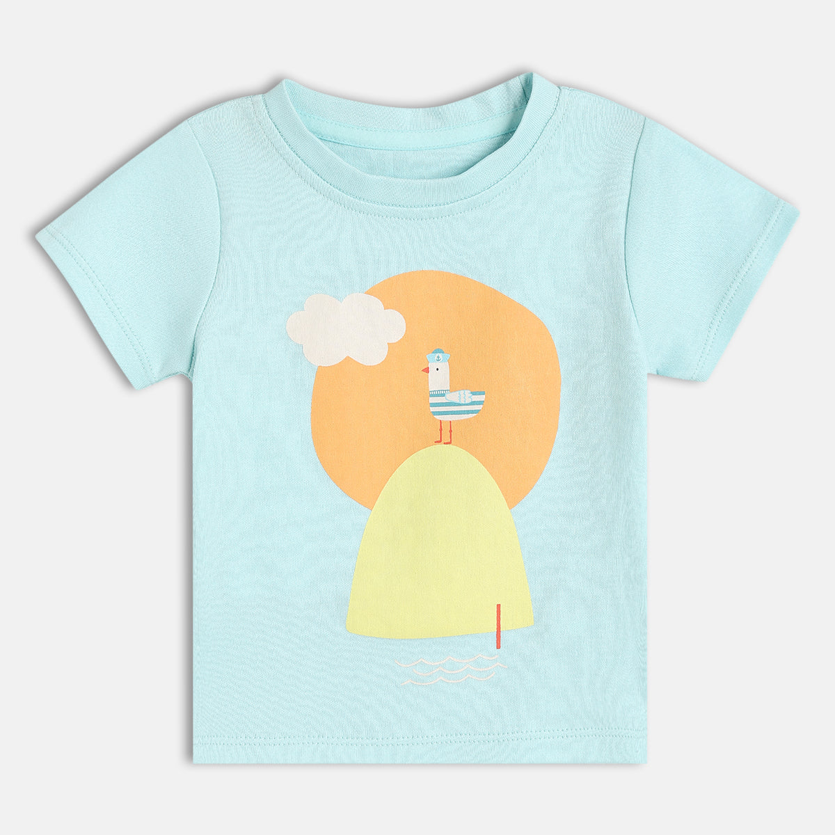 Boys White/Blue T-Shirt