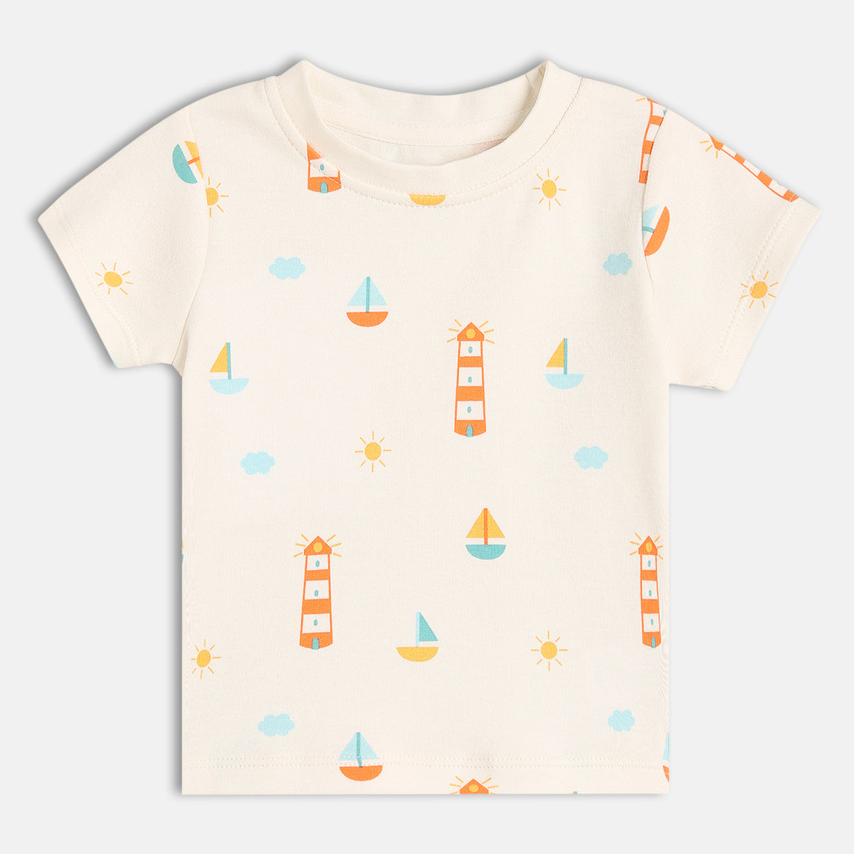 Boys White/Blue T-Shirt