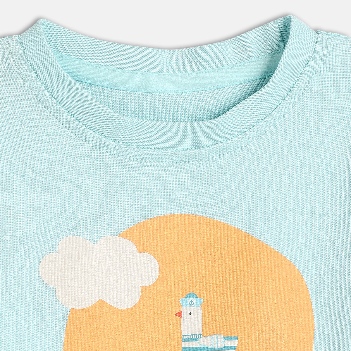 Boys White/Blue T-Shirt