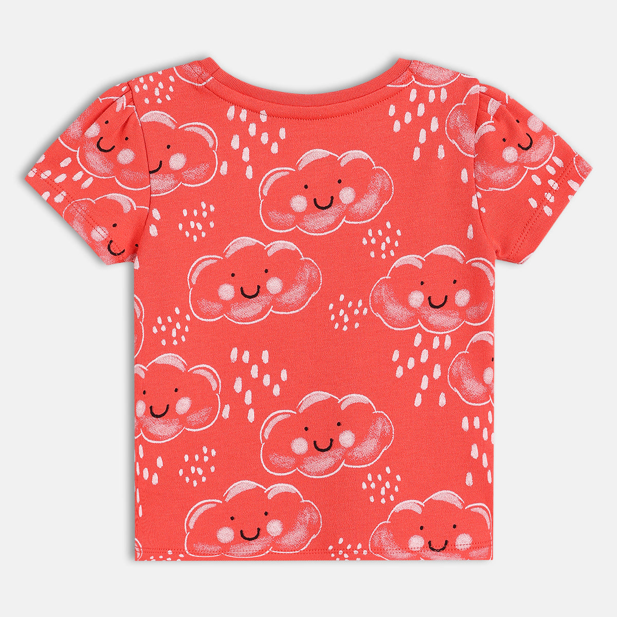 Girls Red/Pink Knit Top