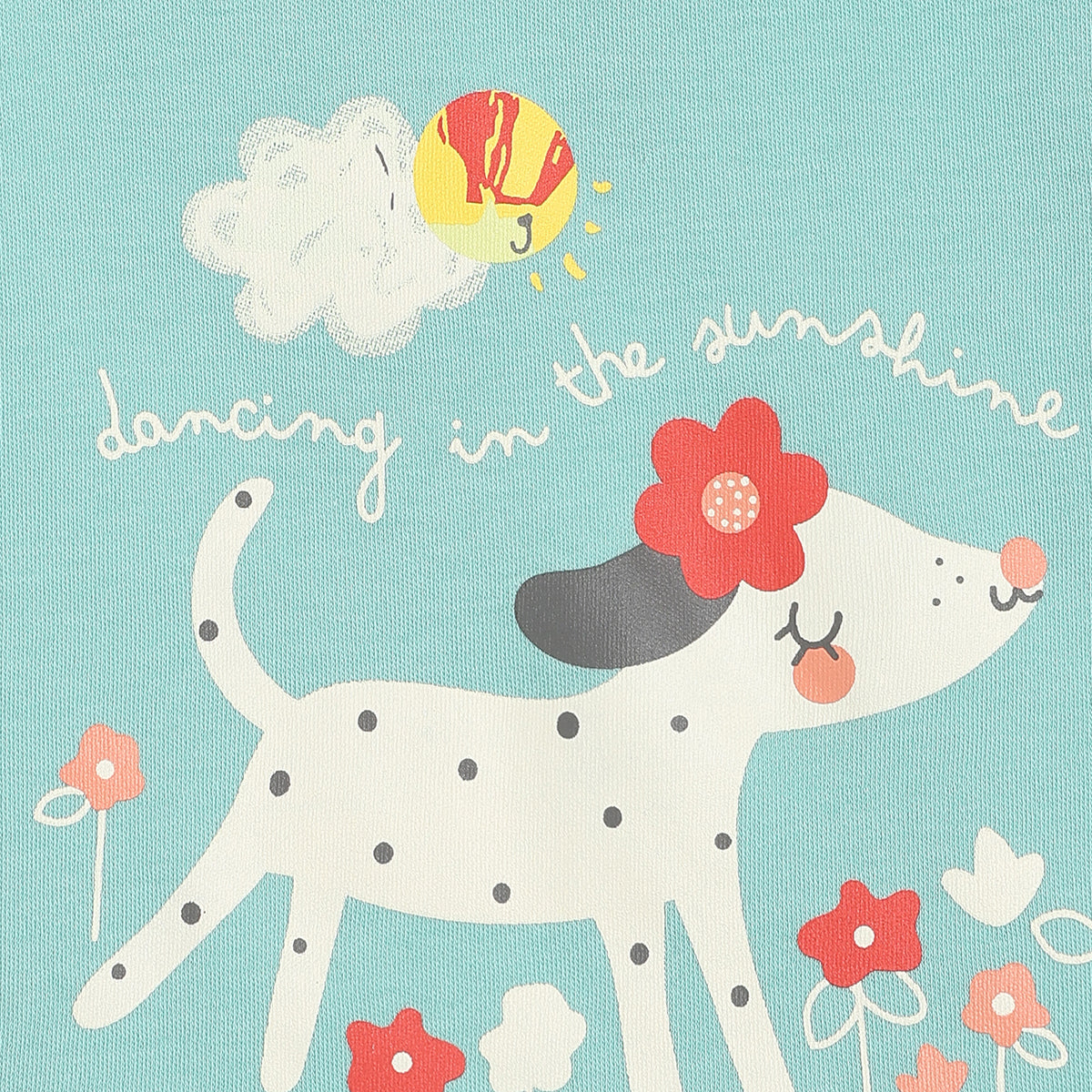 Girls Blue/Multi Knit Top