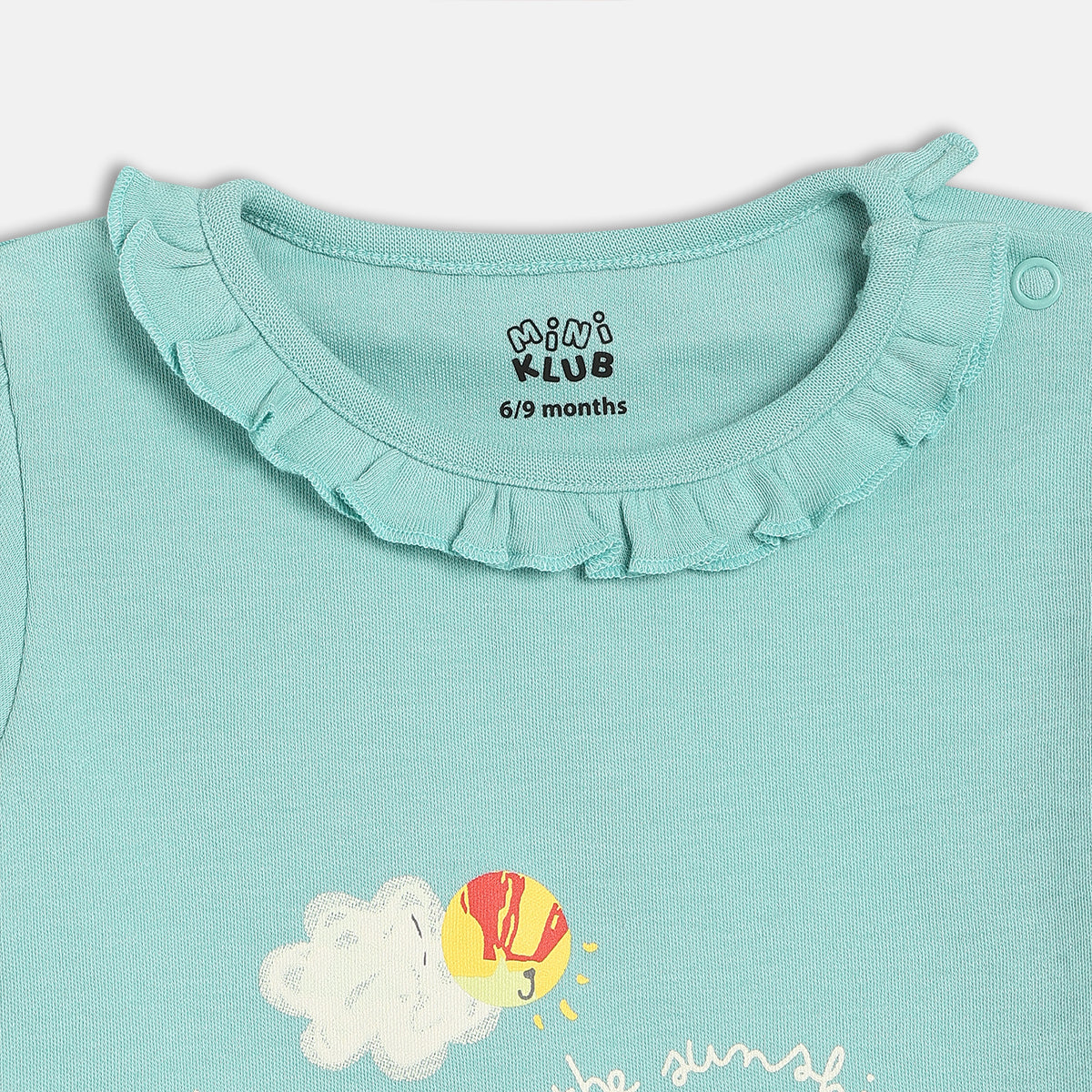 Girls Blue/Multi Knit Top