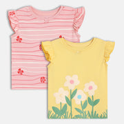 Girls Multi Knit Top