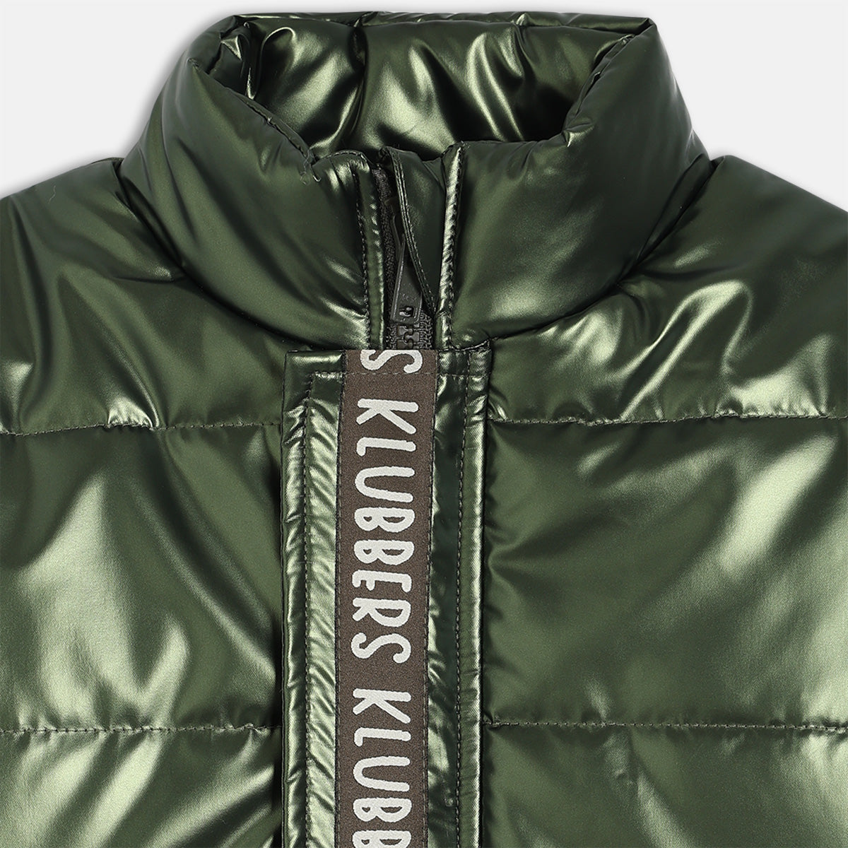 Boys Cotton Full Sleeves Solid Jacket - Olive Green