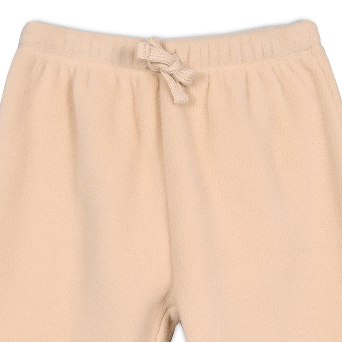 Boys Cotton Full Sleeve Text Printed Clothing Set - Beige