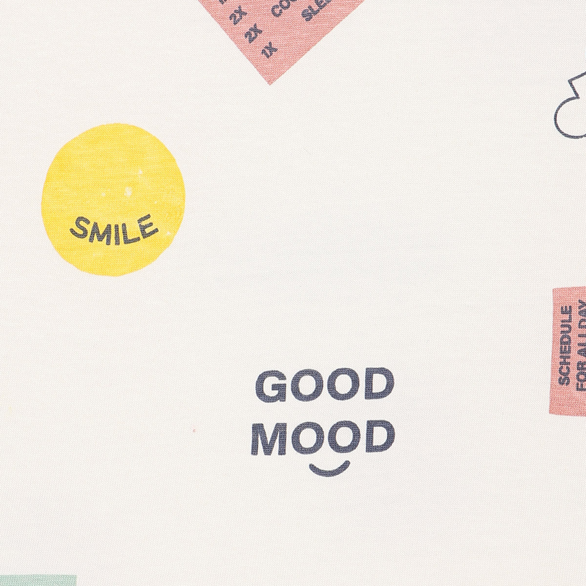 Boys Cotton Full Sleeves Text Printed Tee - White