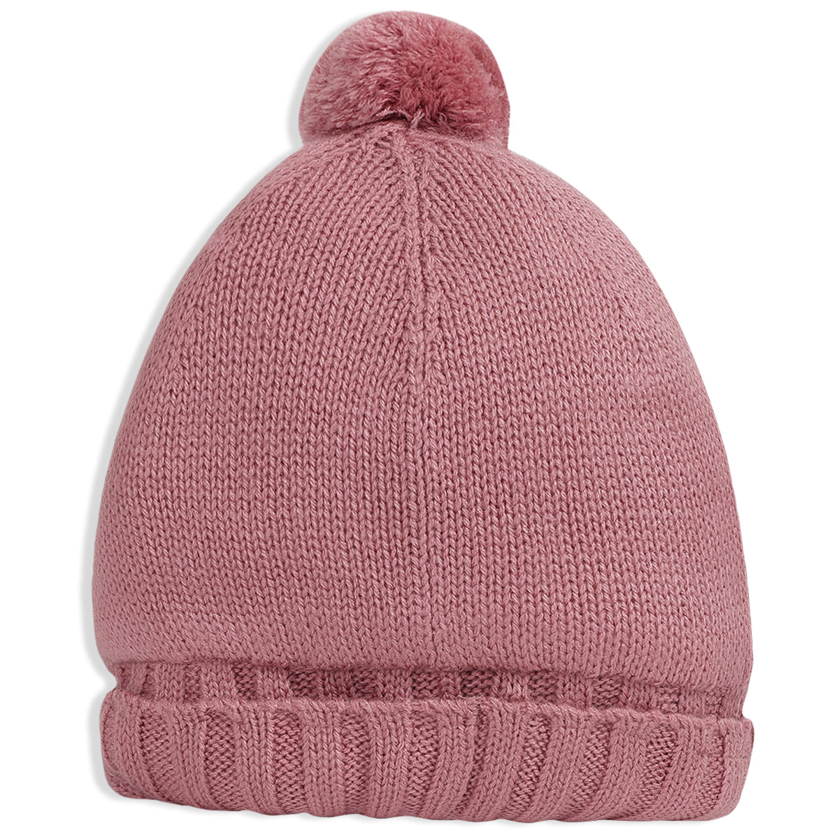 Baby Girl Knitted Cap, Pink