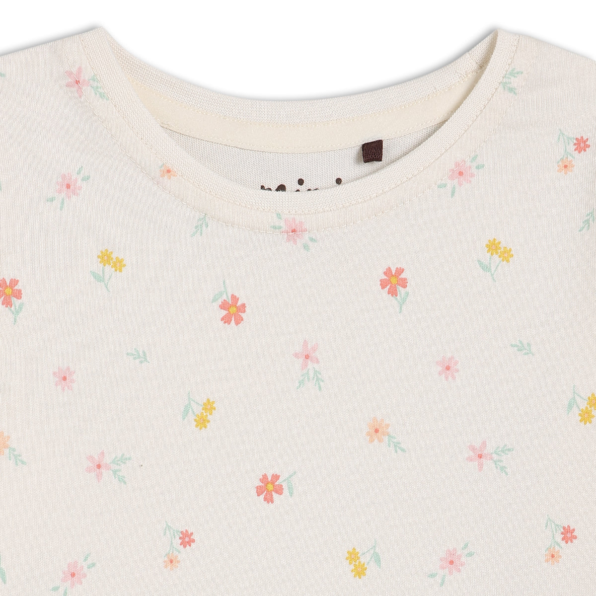 Baby Girls Floral Embroidered Dungaree 3 piece Set, Green