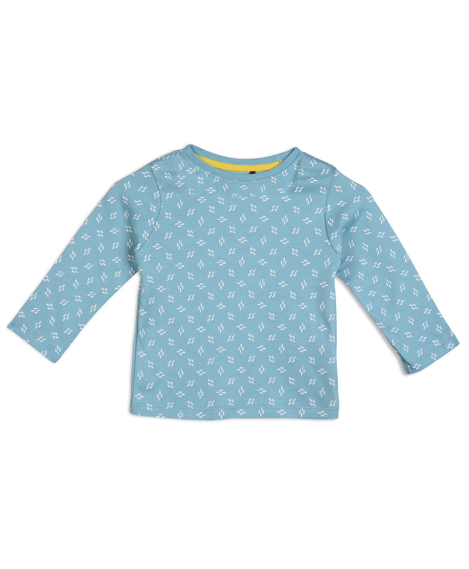 Baby Girls wiggle Printed Dungaree 2 piece Set, Multicolor