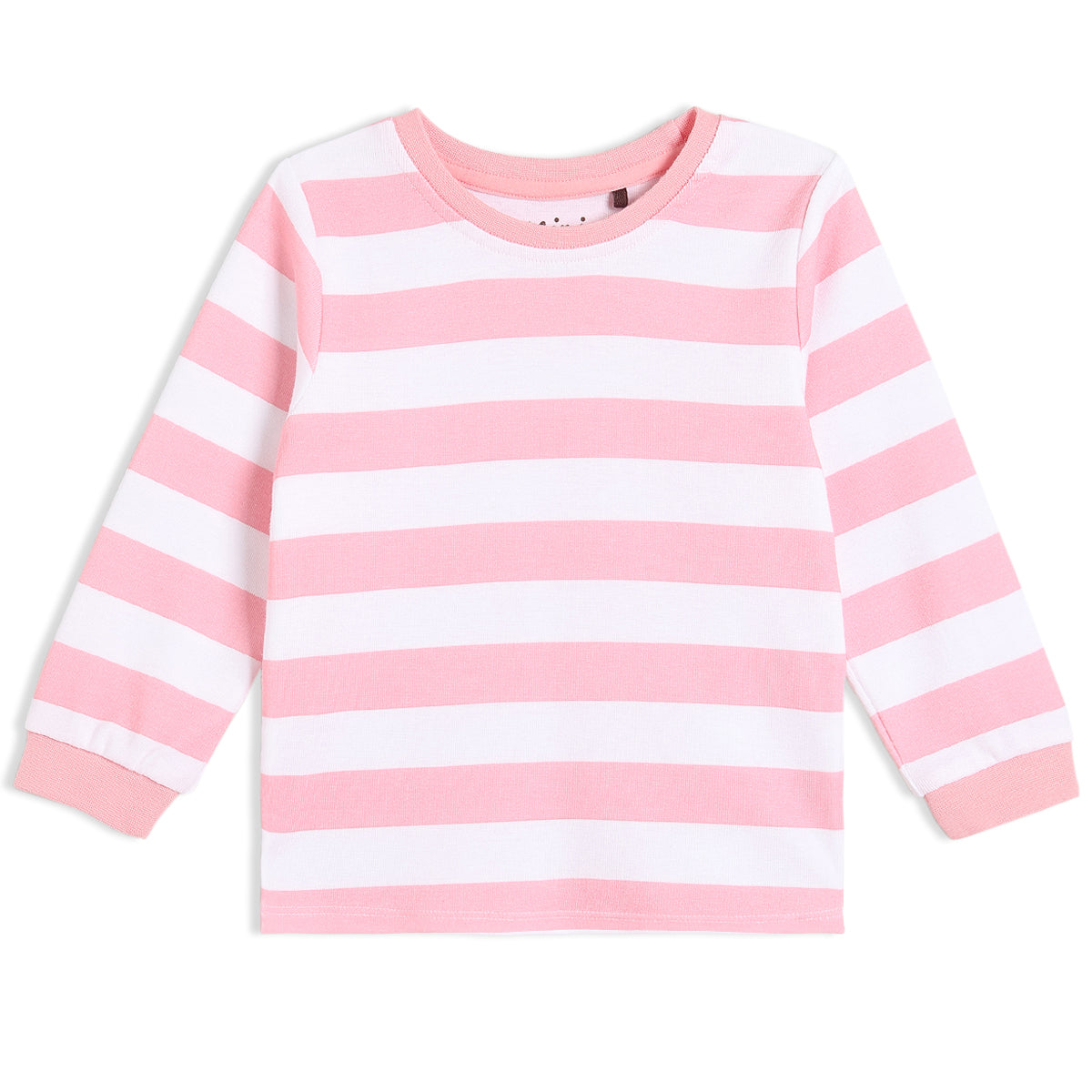 Baby Girls Smile Embroidered Dungaree 2 piece Set, Multicolor