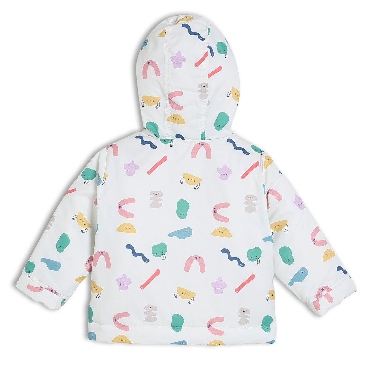 Baby Girl Wiggle Print Jacket, Multicolor