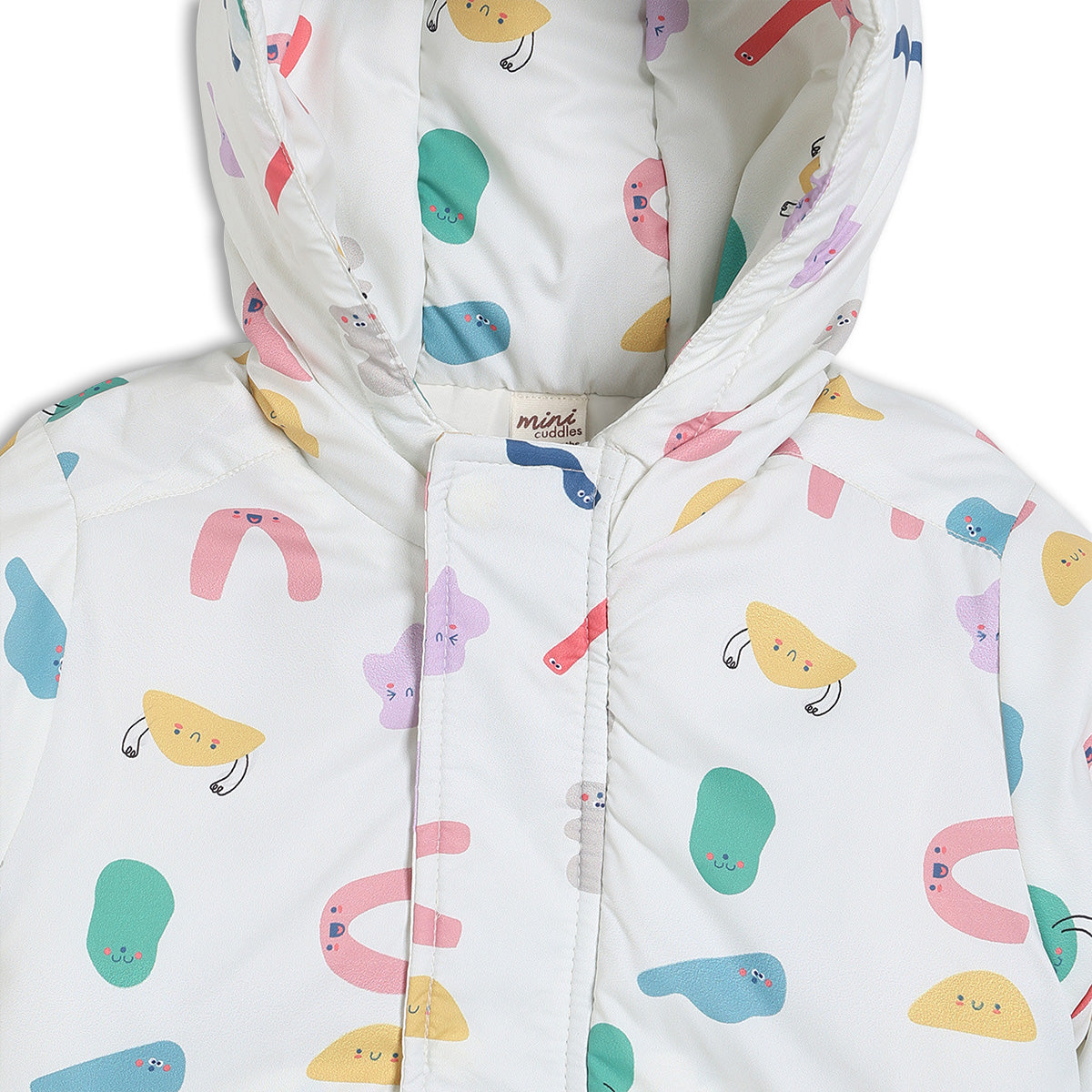 Baby Girl Wiggle Print Jacket, Multicolor