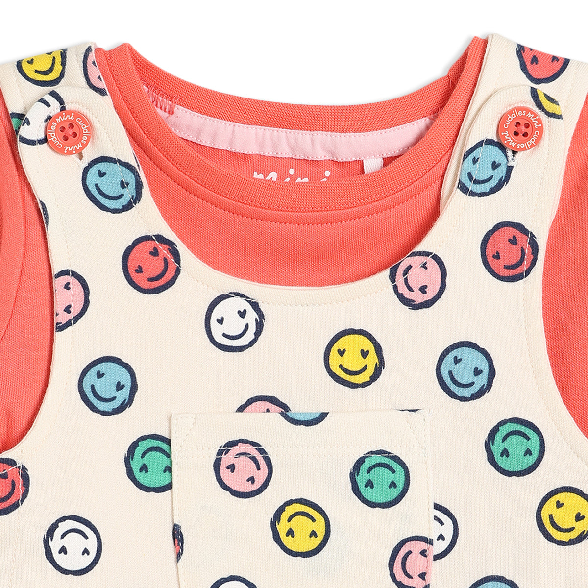 Girls Multi   Pinny Set