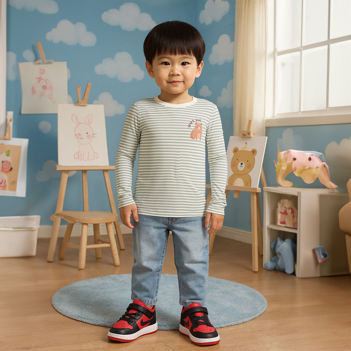 Baby Unisex Pack of 3 Printed T-Shirts, Multicolour