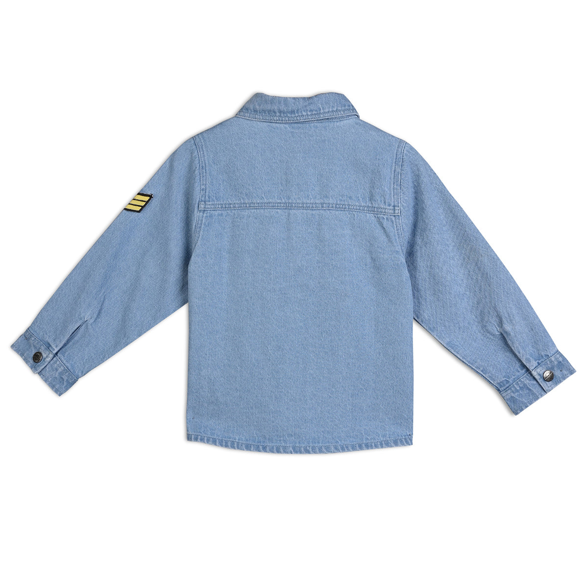 Boys Cotton Full Sleeve Solid Clothing Set - Blue
