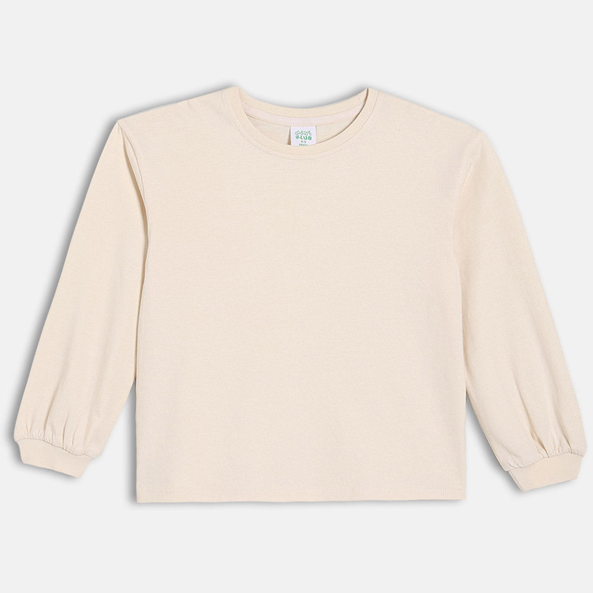 Girls Cotton Full Sleeves Solid Pinny Set - Maroon