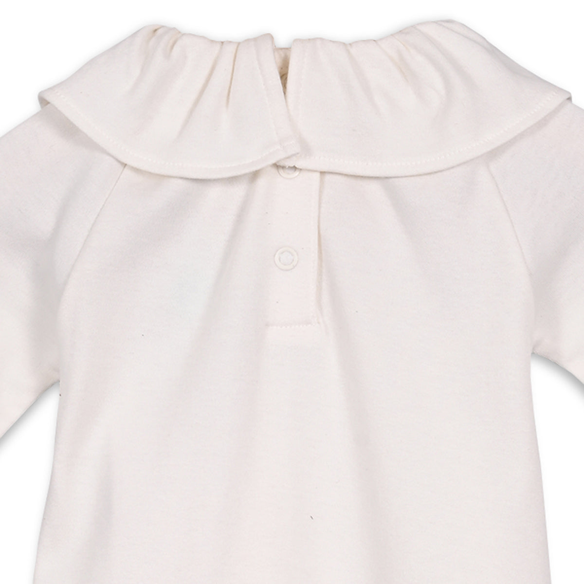 Girls Cotton Pack Of 2 Full Sleeves Animal & Floral Printed Dress - White & Pink