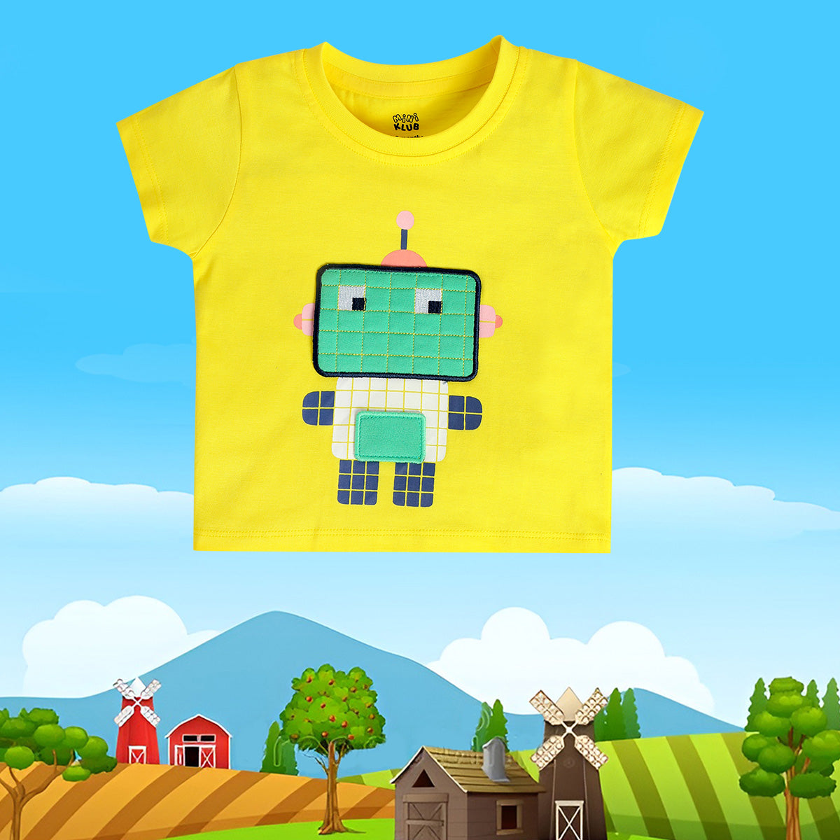 Boys Yellow Pack Of 1 T-Shirt