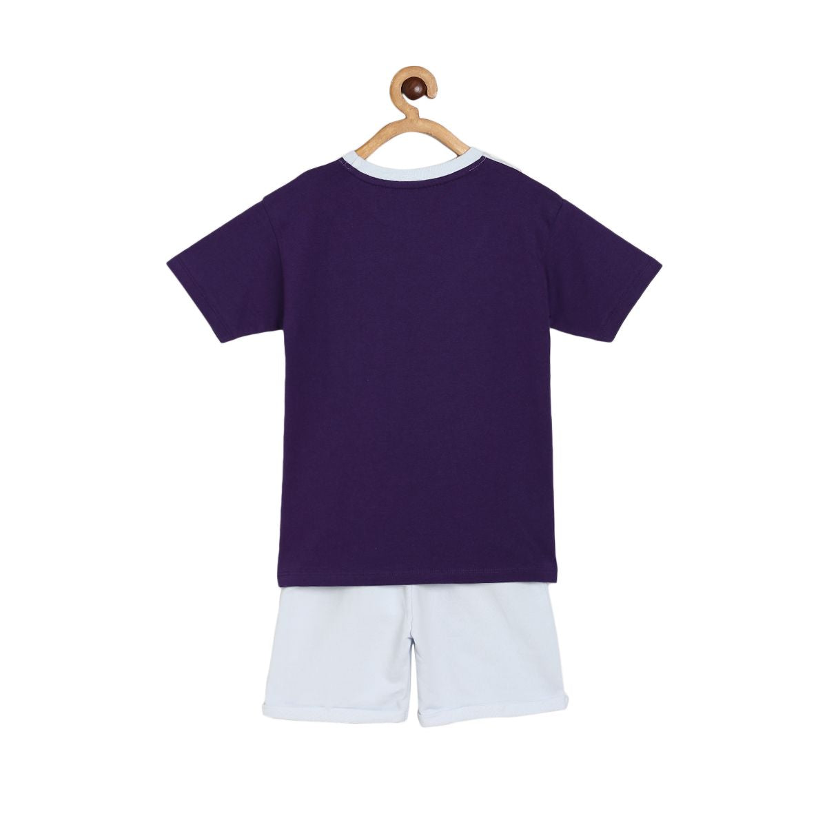 Boys Purple/Blue Purple/Blue Lounge Wear
