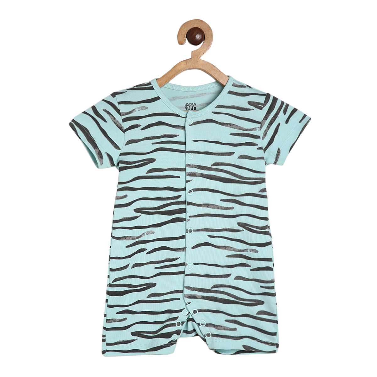 Boys Blue Plaid Pack Of 2 Romper