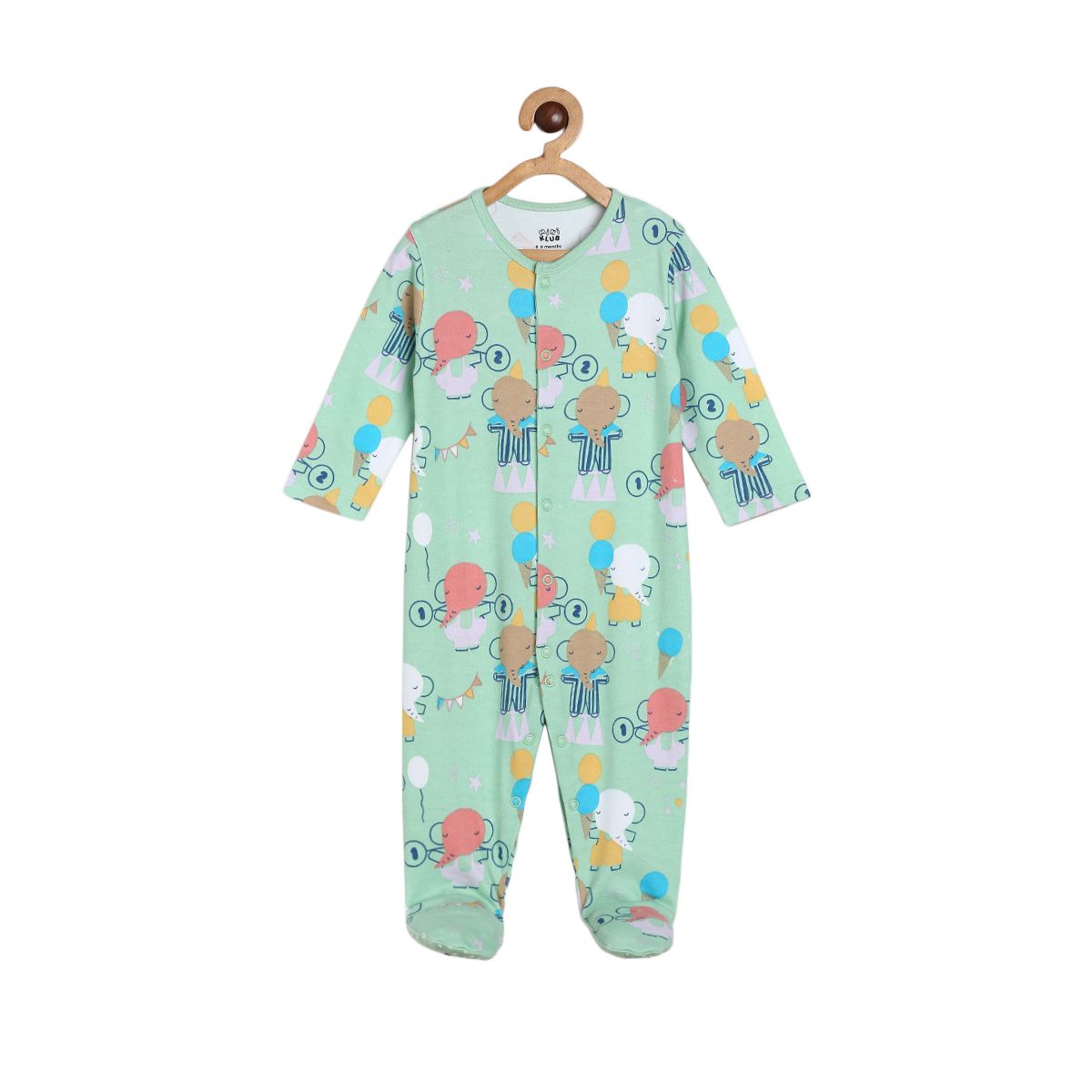 Boys Multicolor Pack Of 2 Sleep Suit