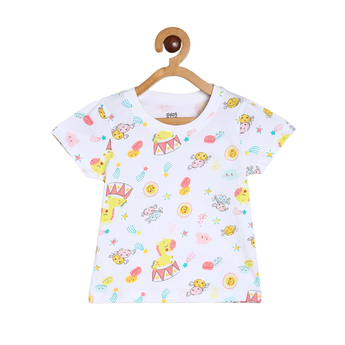 Girls Multicolor Pack Of 3 Knit Top