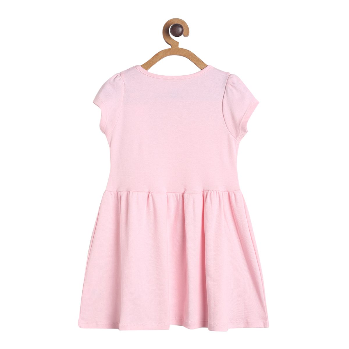 Pack of 1 knit dress - peach for 3-6 Months