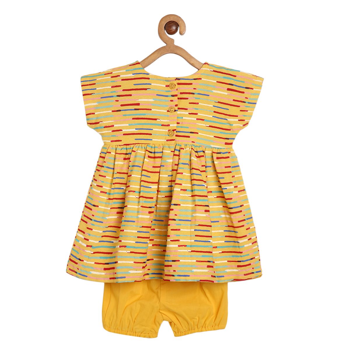 Girls Yellow Pack Of 2 Dress