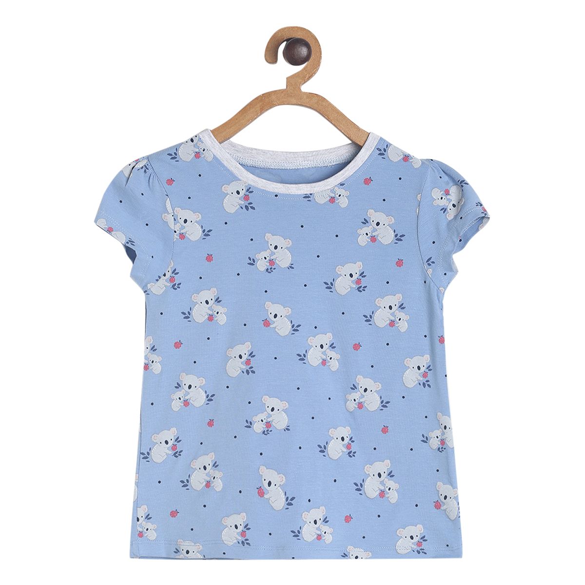 Pack of 2 top and bottom set - blue for 3-6 Months