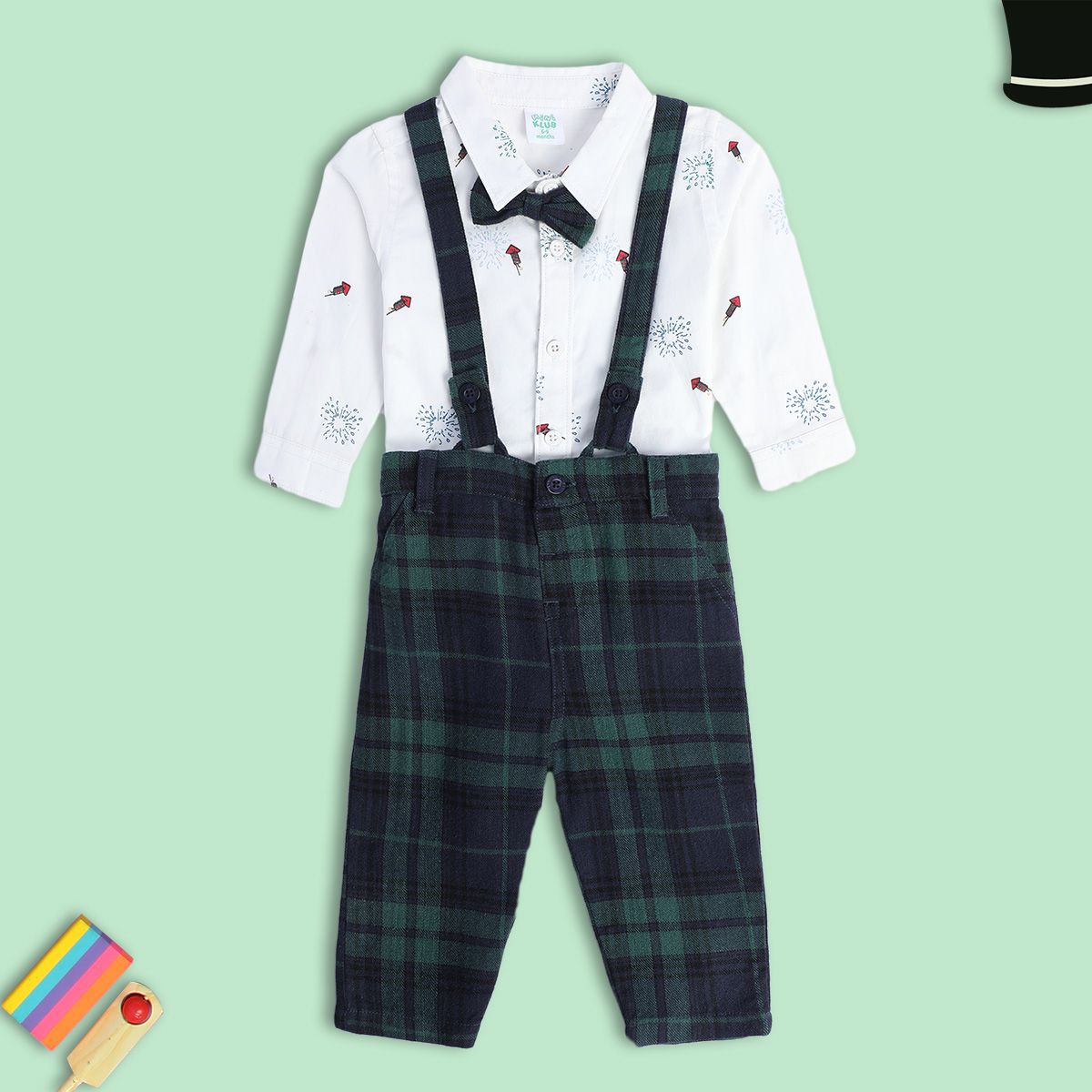 Boys Multicolor Pack Of 3 Coordinate Set