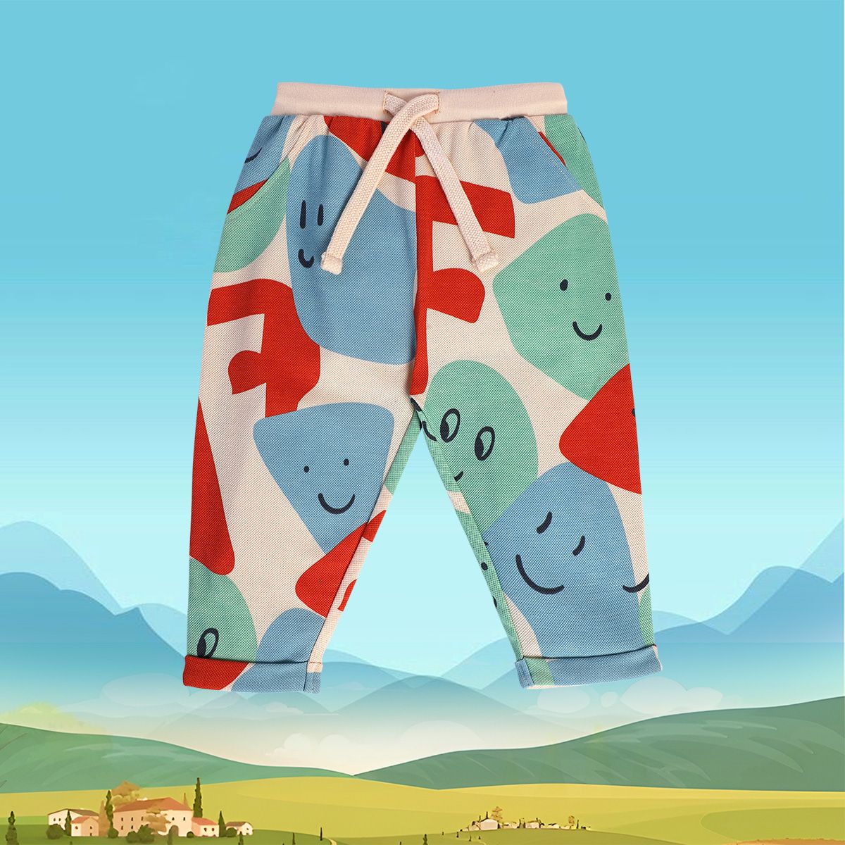 Boys Multicolor Pack Of 1 Knit Bottom