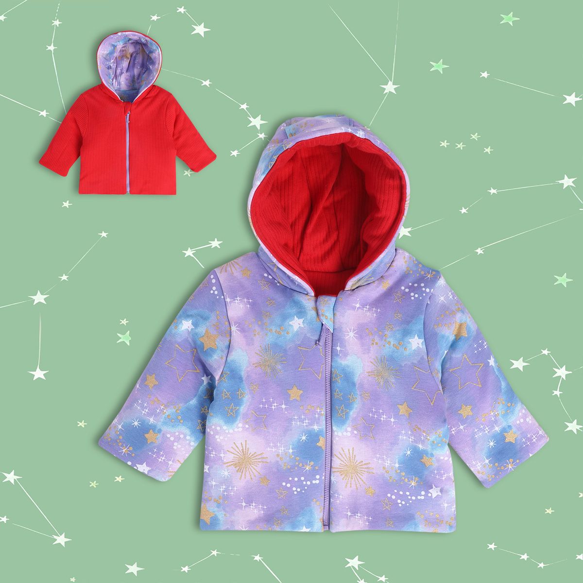 Girls Multicolor Pack Of 1 Jacket