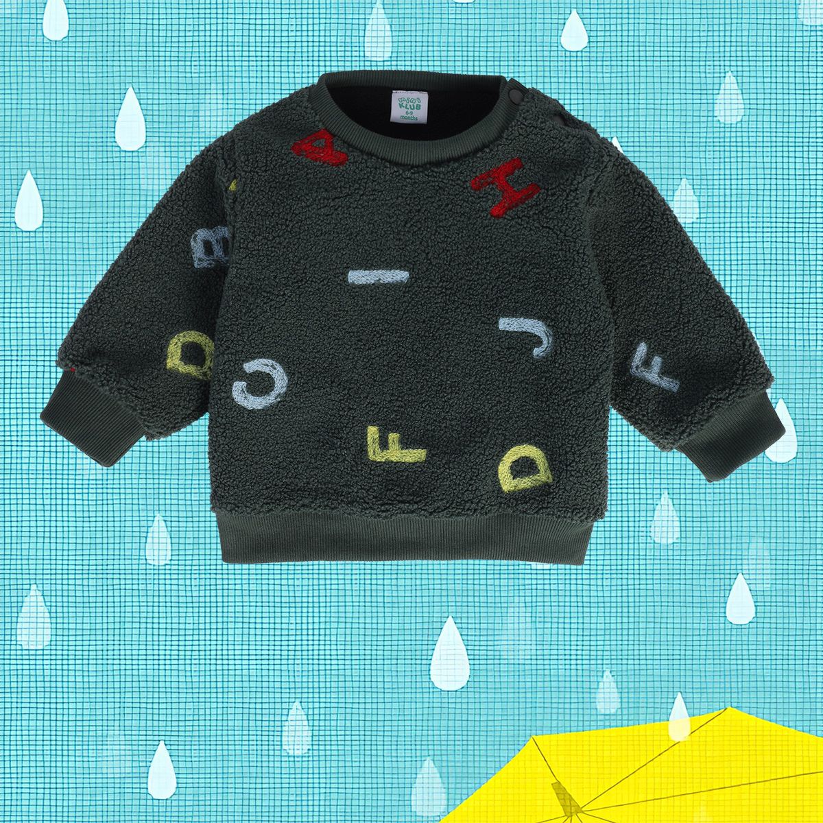 Boys Green Pack Of 1 Sweat Shirt