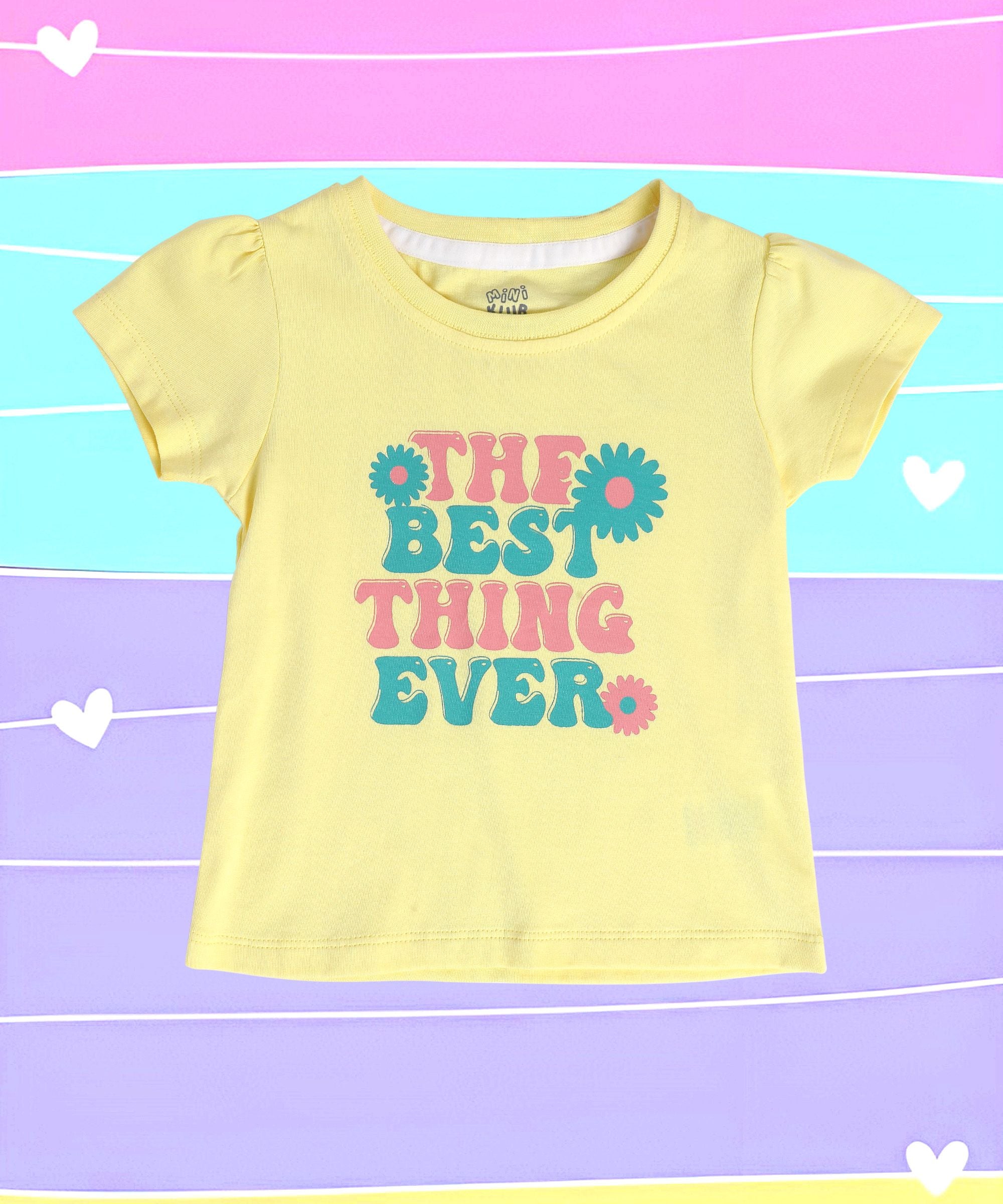 Girls Yellow Pack Of 1 Knit Top