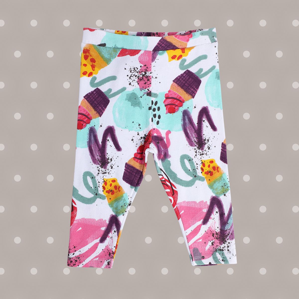 Girls White Pack Of 1 Legging