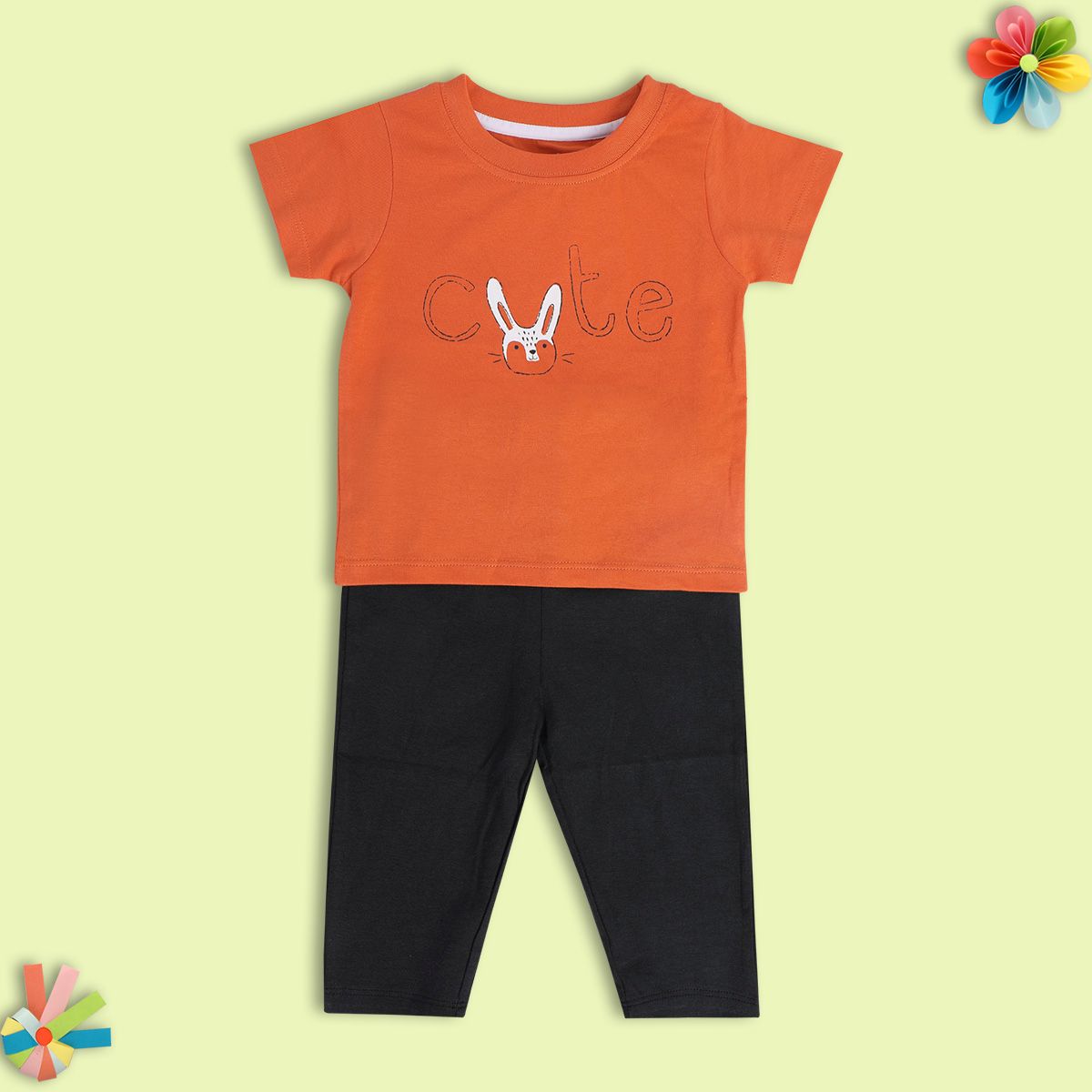 Boys Multicolor Pack Of 2 Top And Bottom