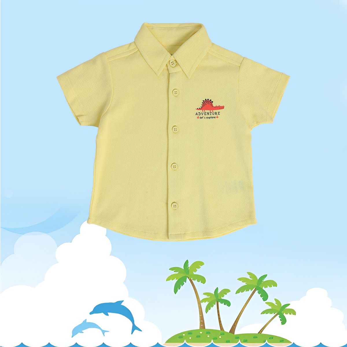 Boys Yellow Pack Of 1 Shirt