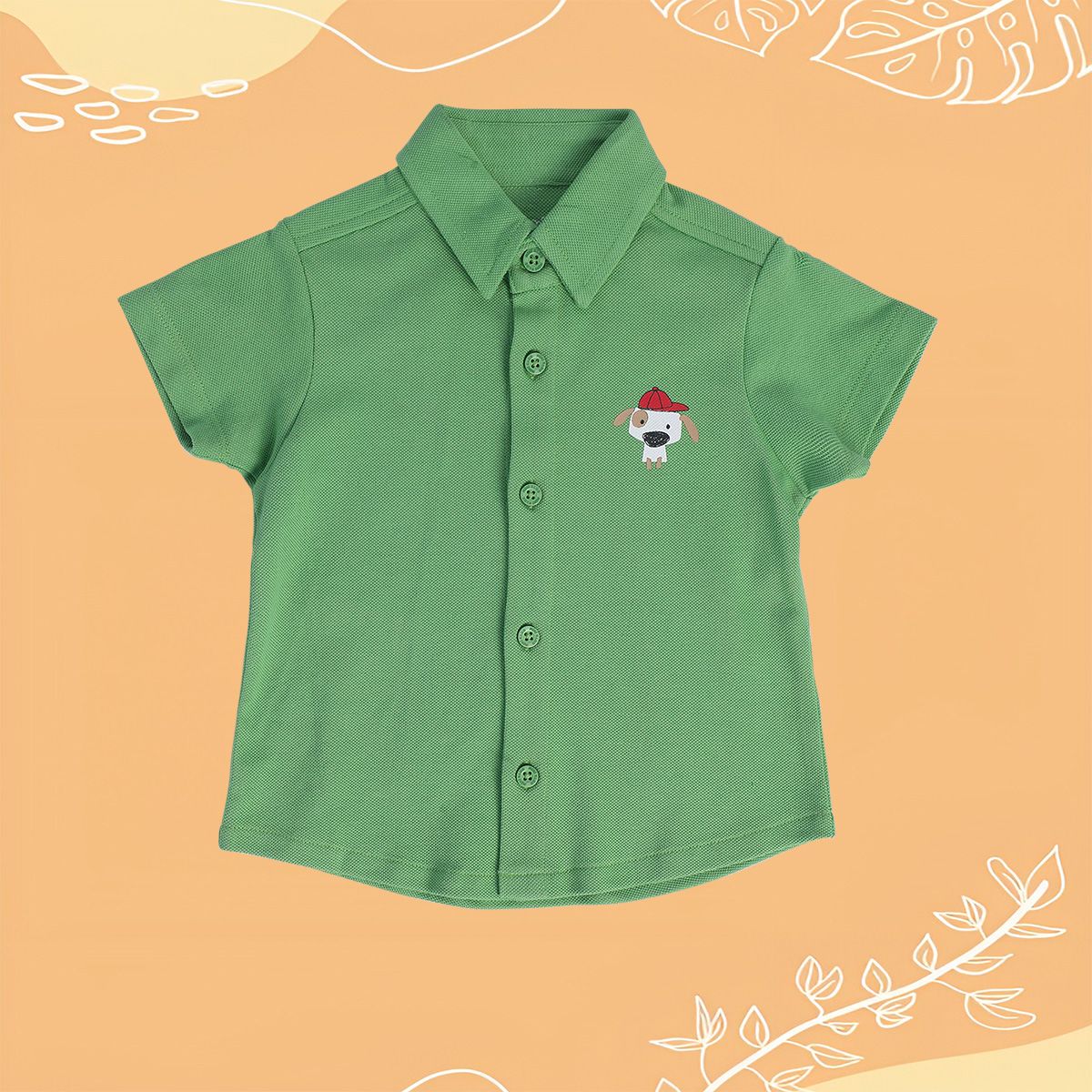 Boys Green Pack Of 1 Shirt