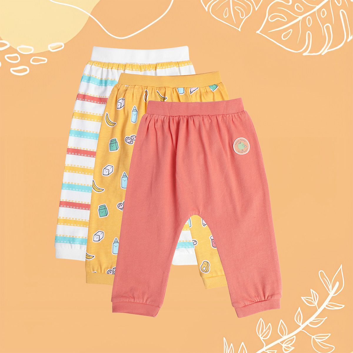 Boys Multicolor Pack Of 3 Knit Bottom